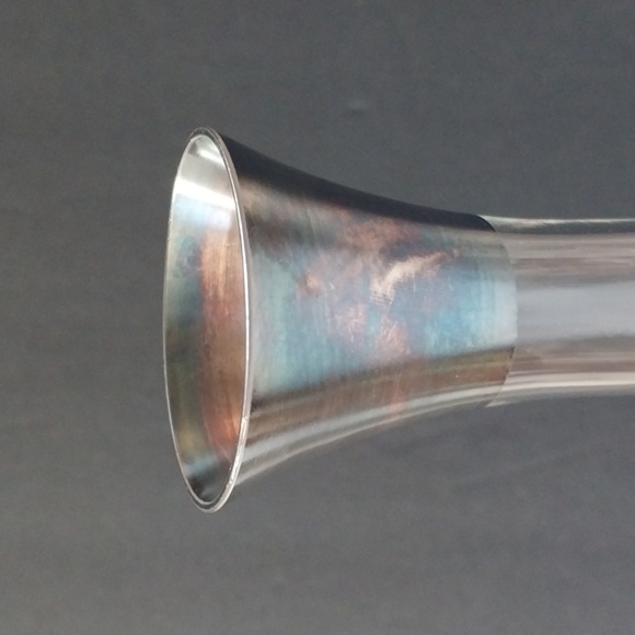 💥💥Vintage Dorothy Thorpe Mid-Century Style 8"Vase with Silver Band - Picture 5 of 8